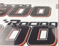 Mercury Racing 300XS Optimax DFI 2016-2017 Outboard Decal Kit